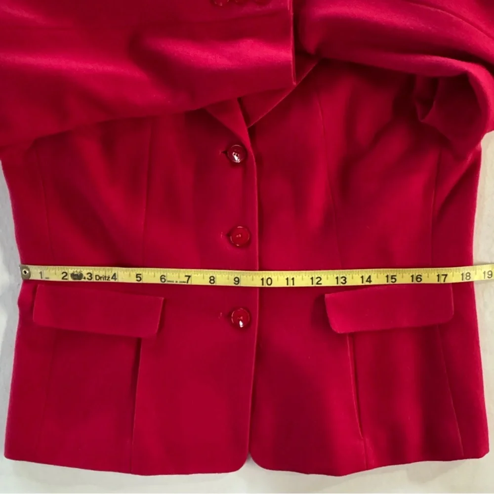 Pendleton Red Wool Blazer Fully Lined with Pockets (10P)